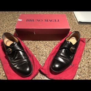 Bruno Magli buckle dress shoes.